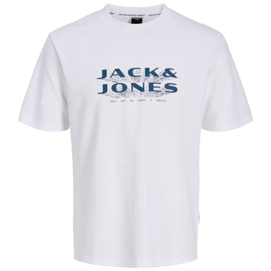 J&J Bela Muška Majica JCOFUSION JJ BRANDING
